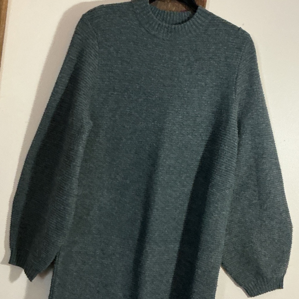Prologue Gray Knit Sweater Dress - Picture 3 of 6